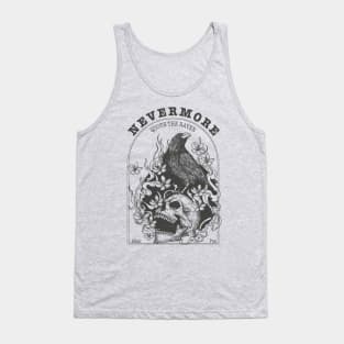 Edgar Allan Poe, Nevermore Raven Bookish Tank Top